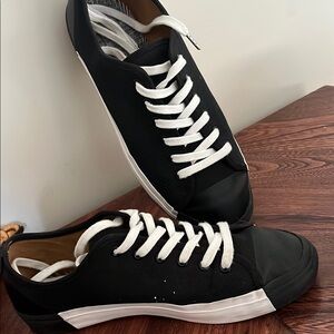 Classic Black and White Women's Sneakers